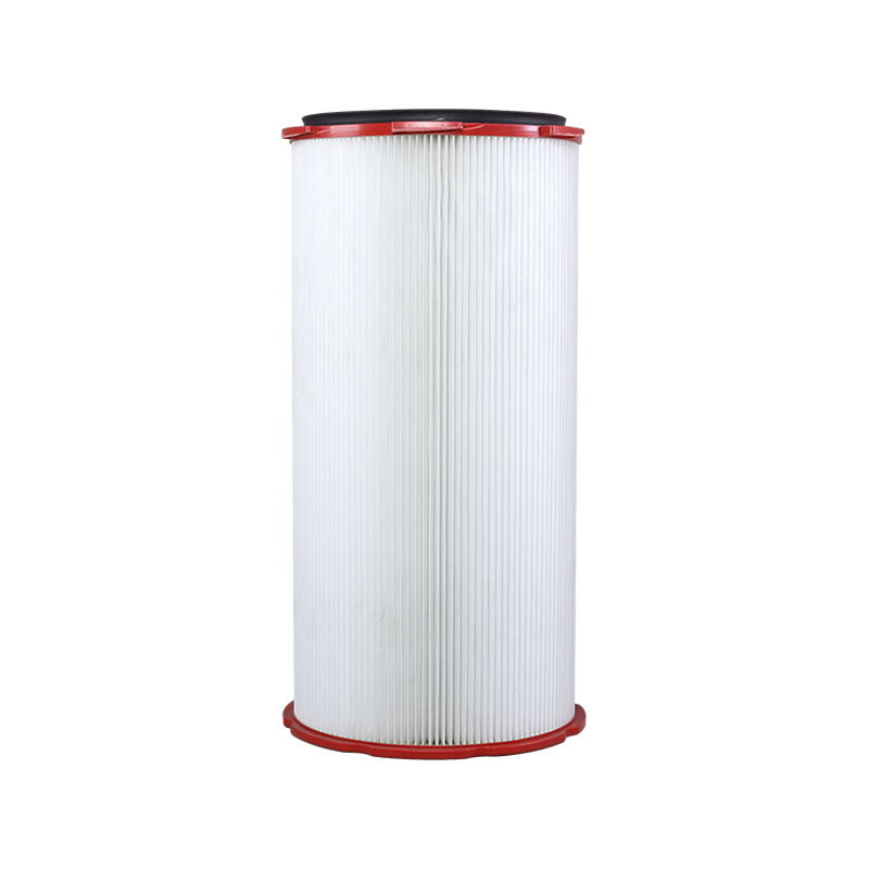 PVC-endedæksel PTFE Cylindrisk filter